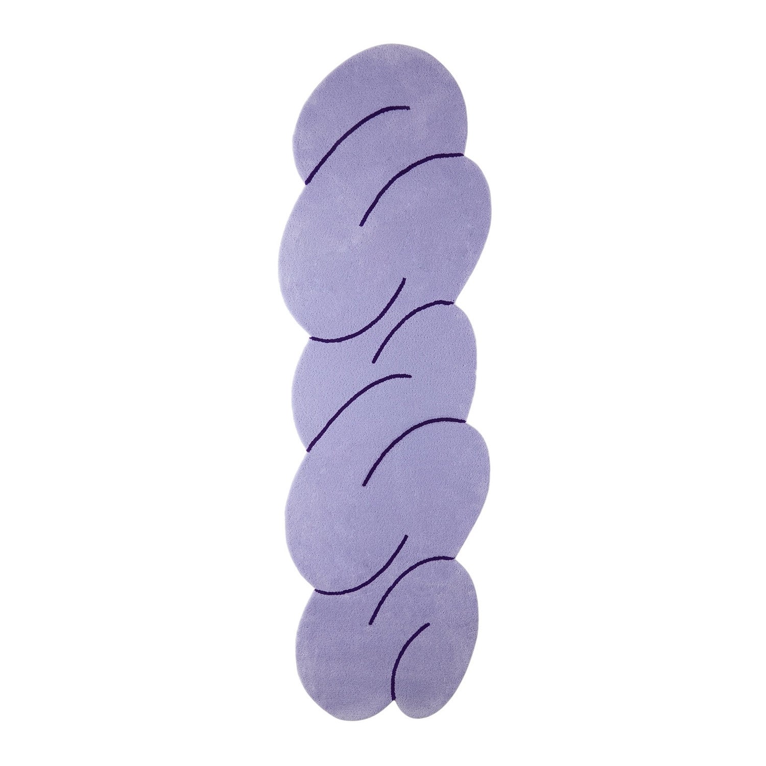 Lilac Runner Squiggle Rug – Okej