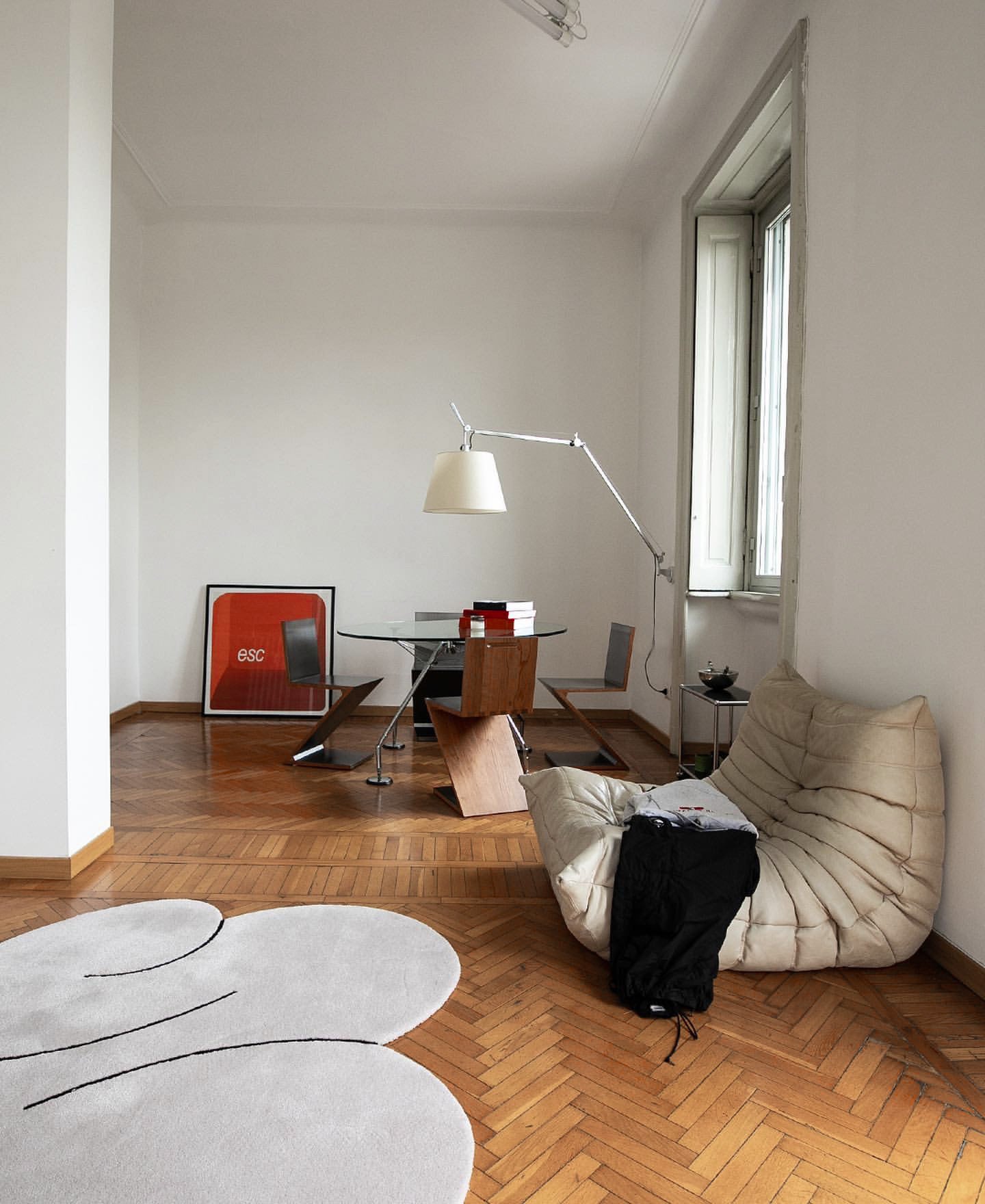 OKEJ Studio Squiggle ラグ オフホワイト スモール OKEJ Studio Squiggle ラグ オフホワイト スモール Okej Studio