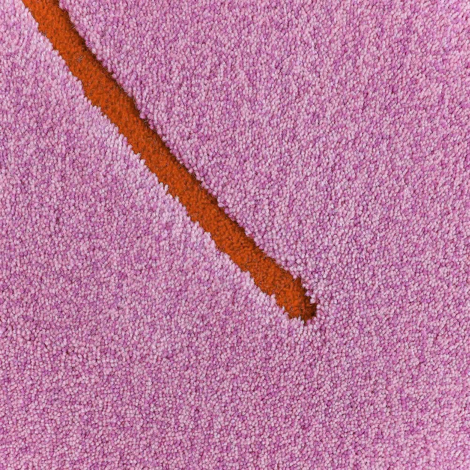 Pink Mélange Squiggle Rug